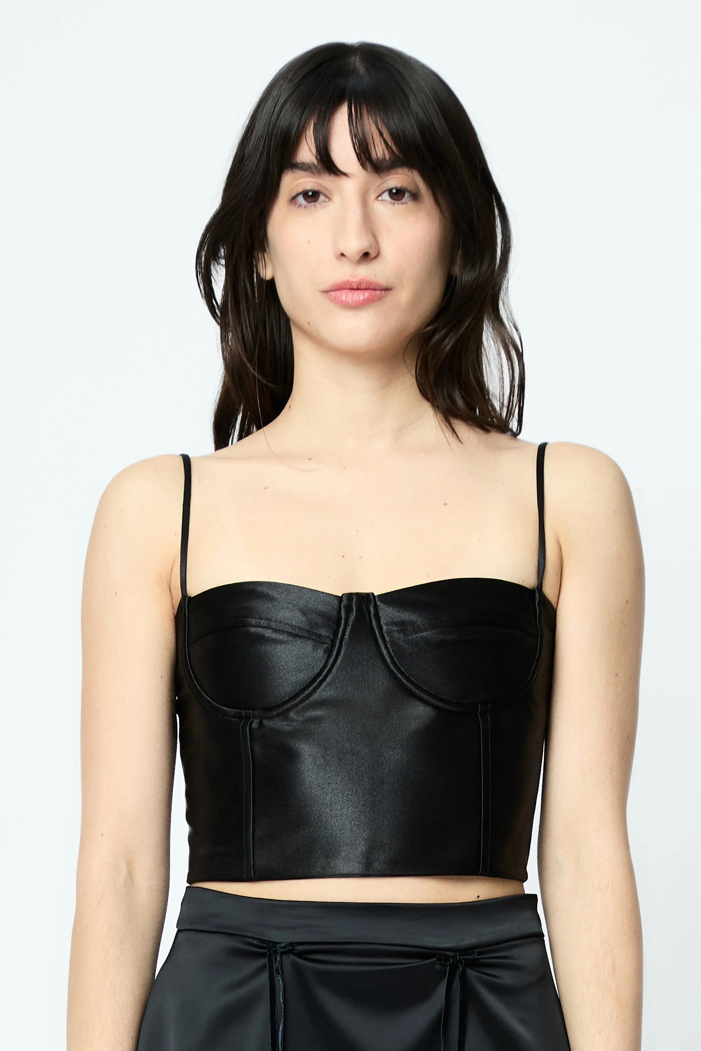 Bustier L'AVENTURE Color Negro Satin