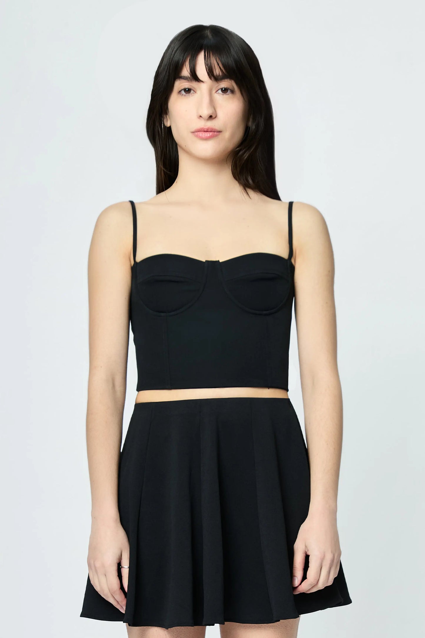 Bustier L'AVENTURE color negro espalda