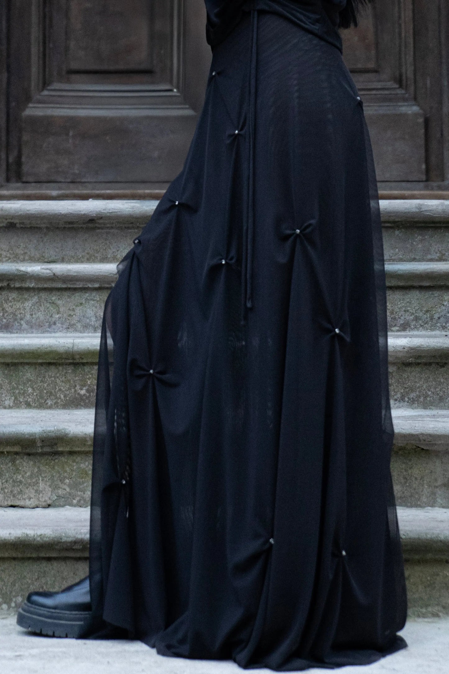 FALDA LARGA DRAPEADA DE TULL - ÉDITION LIMITÉE L'AVENTURE Argentina