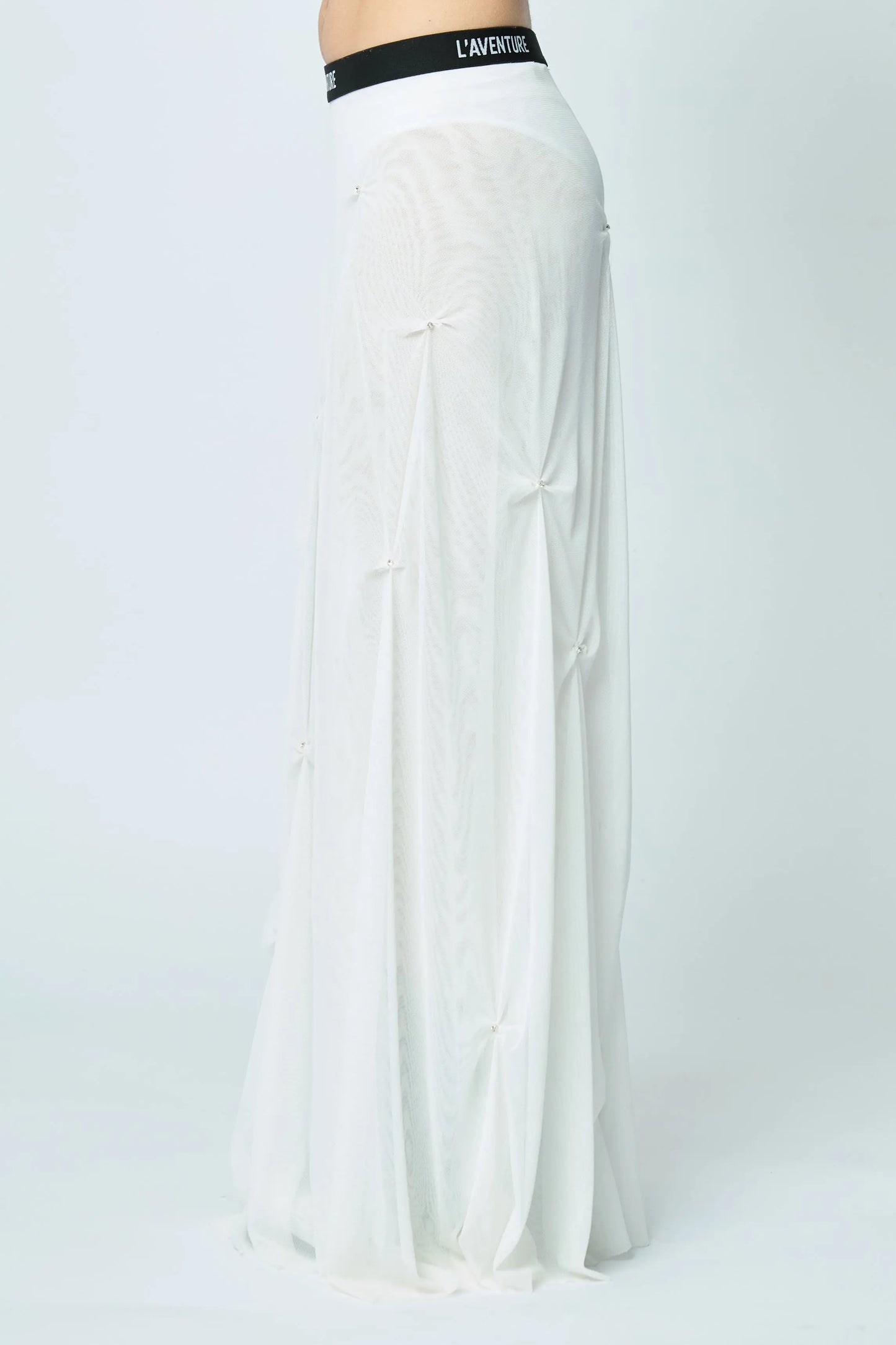 FALDA LARGA DRAPEADA DE TULL - EDICION LIMITADA - L'AVENTURE Argentina