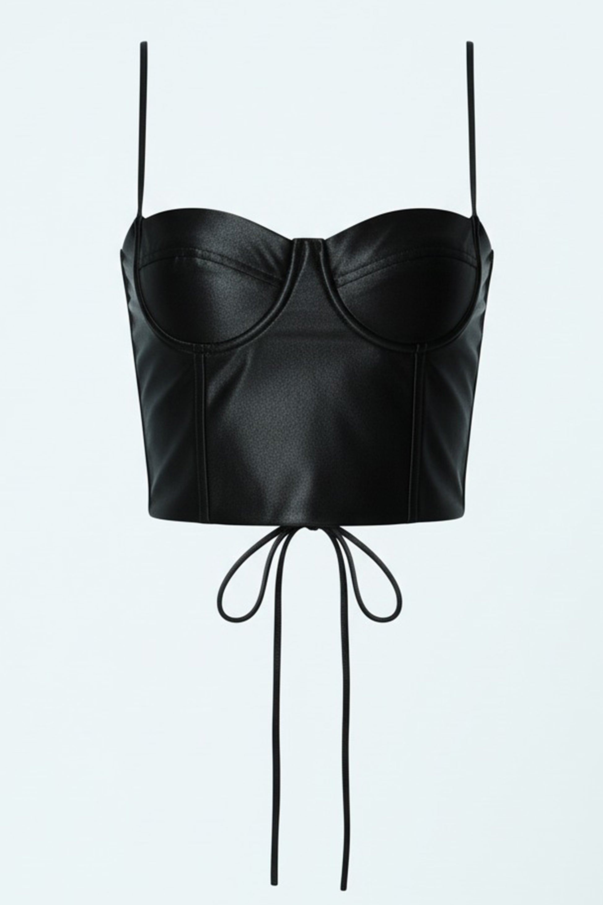 BUSTIER SATIN NEGRO - L'AVENTURE Argentina