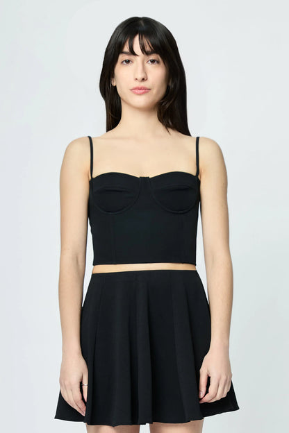 Bustier L'AVENTURE color negro espalda