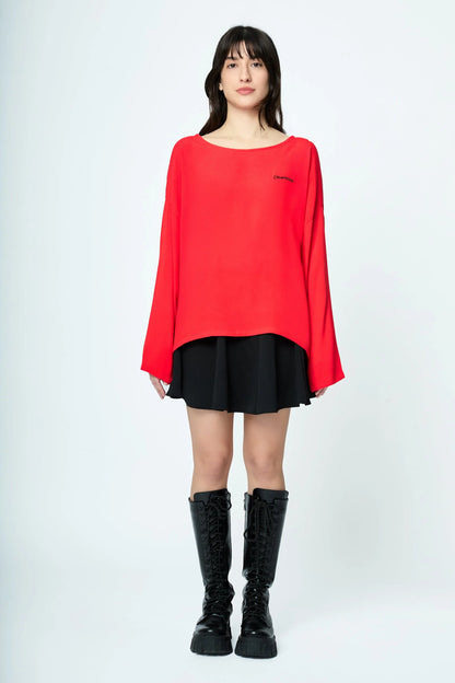 REMERA BORDADA LOGO ROJA - L'AVENTURE Argentina