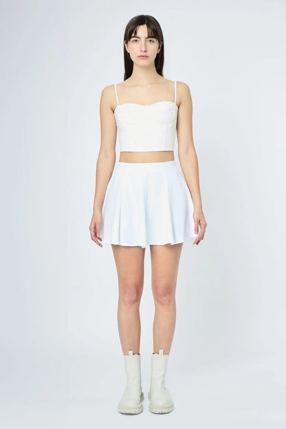 FALDA MINI CLASSIC BLANCA - L'AVENTURE Argentina