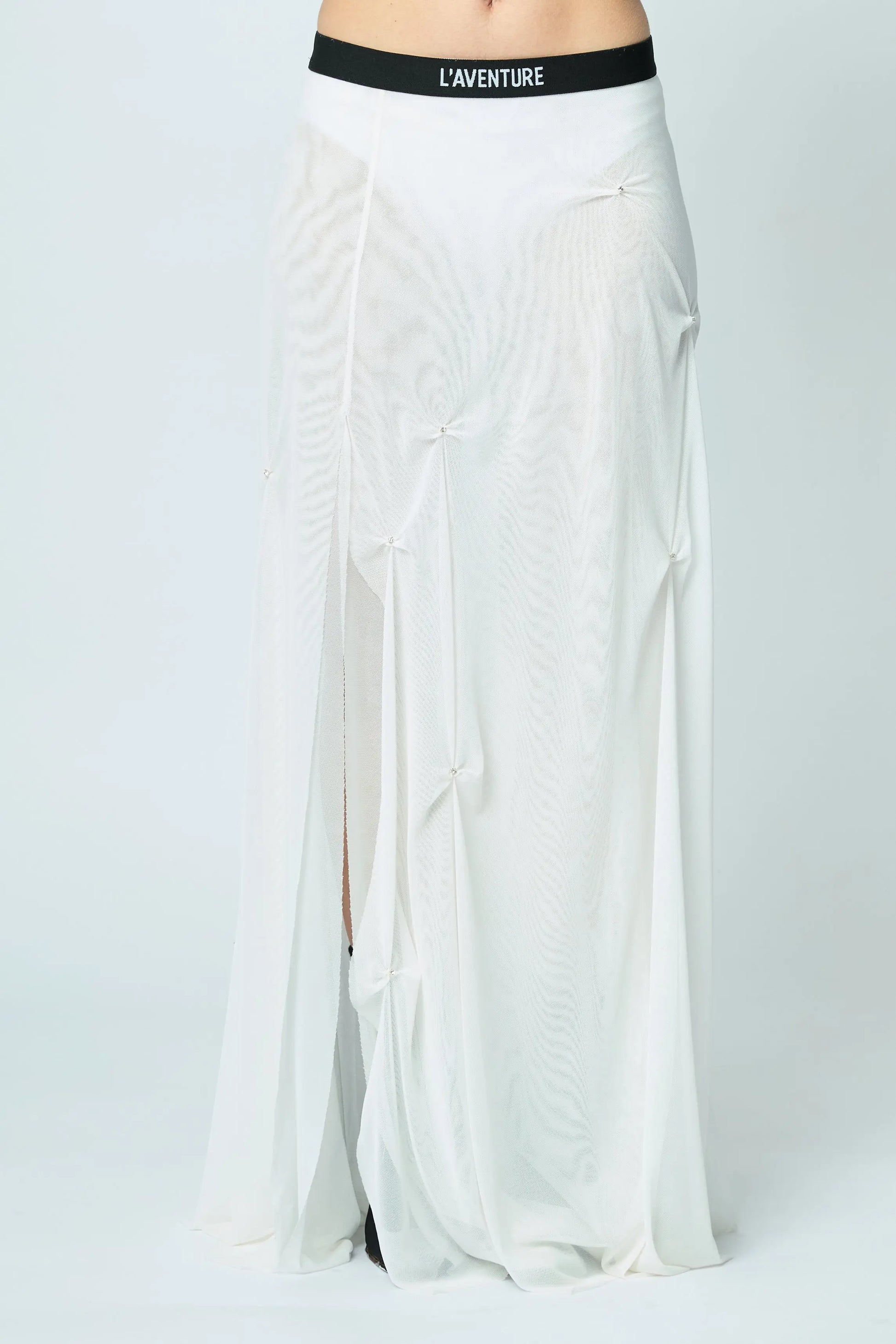 FALDA LARGA DRAPEADA DE TULL - EDICION LIMITADA - L'AVENTURE Argentina