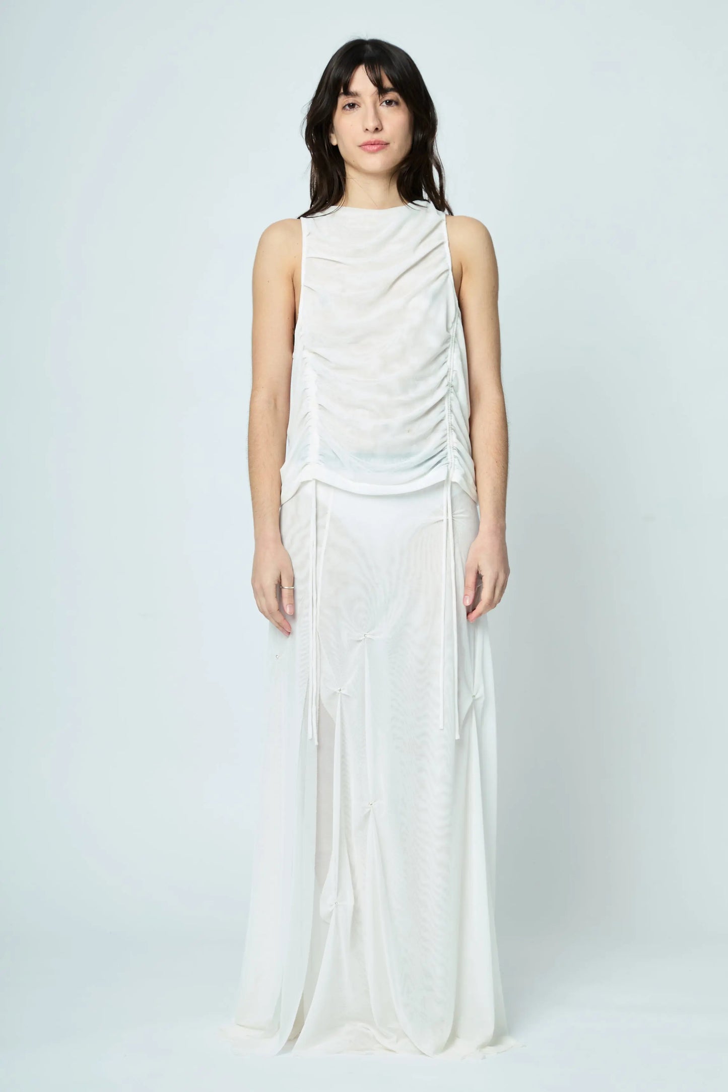 FALDA LARGA DRAPEADA DE TULL - EDICION LIMITADA - L'AVENTURE Argentina