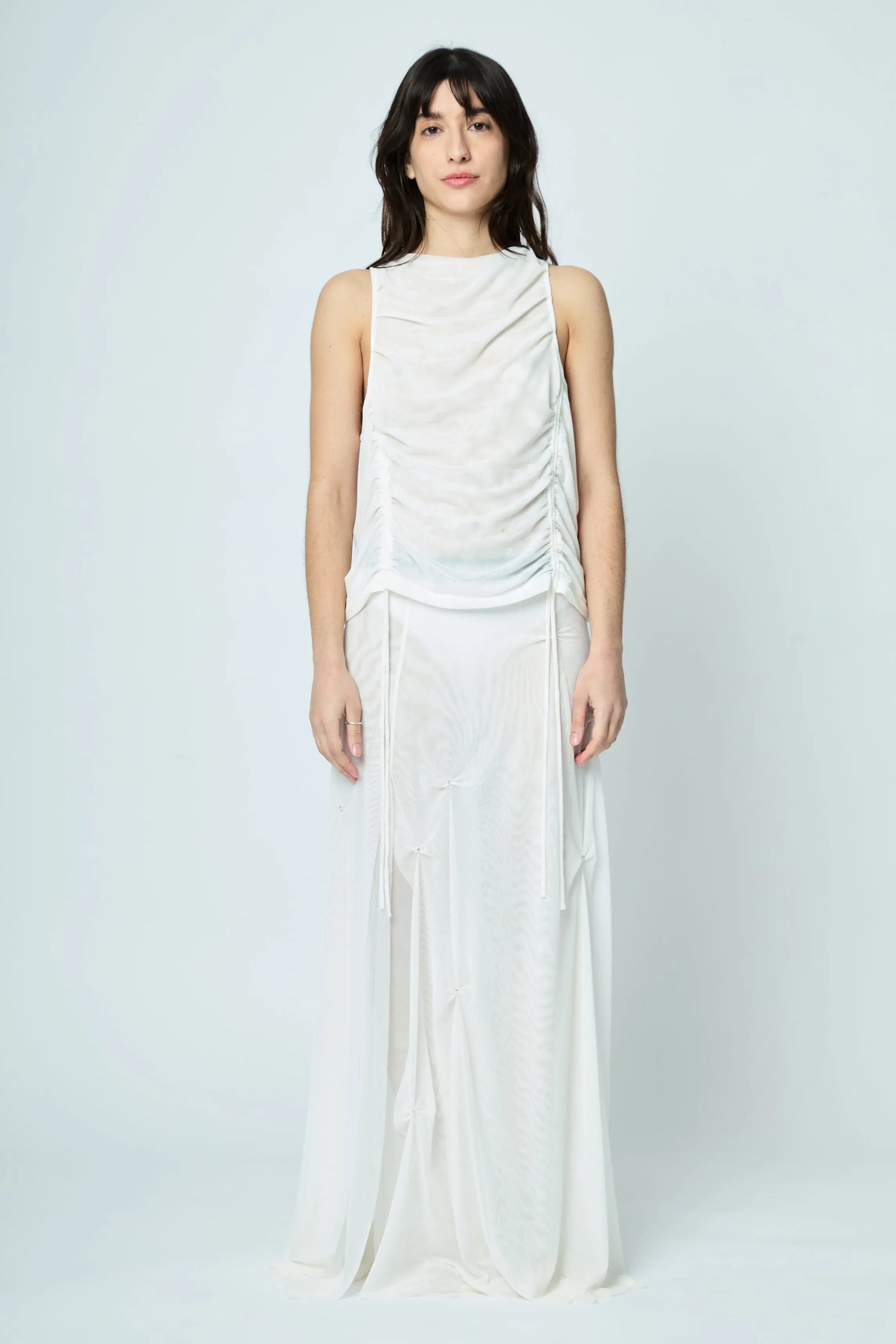 FALDA LARGA DRAPEADA DE TULL - EDICION LIMITADA - L'AVENTURE Argentina