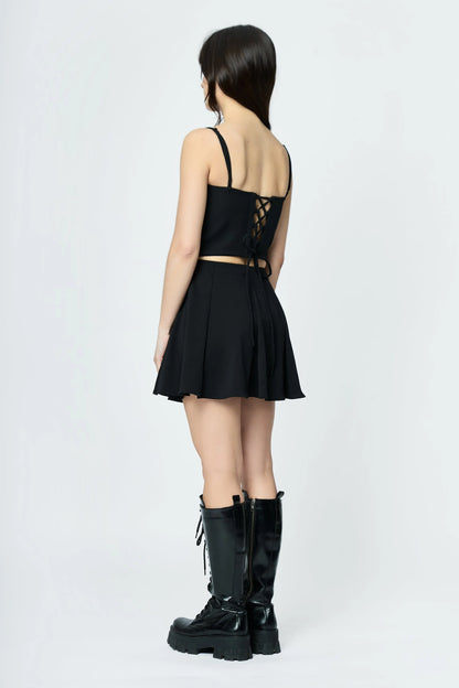 FALDA MINI CLASSIC NEGRA - L'AVENTURE Argentina