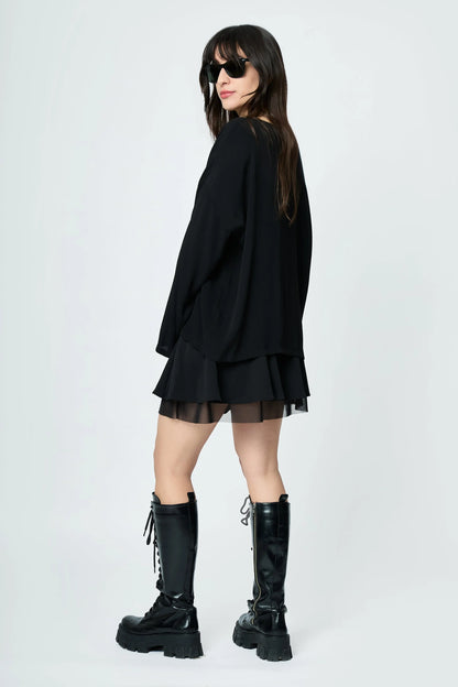 FALDA MINI CLASSIC NEGRA - L'AVENTURE Argentina