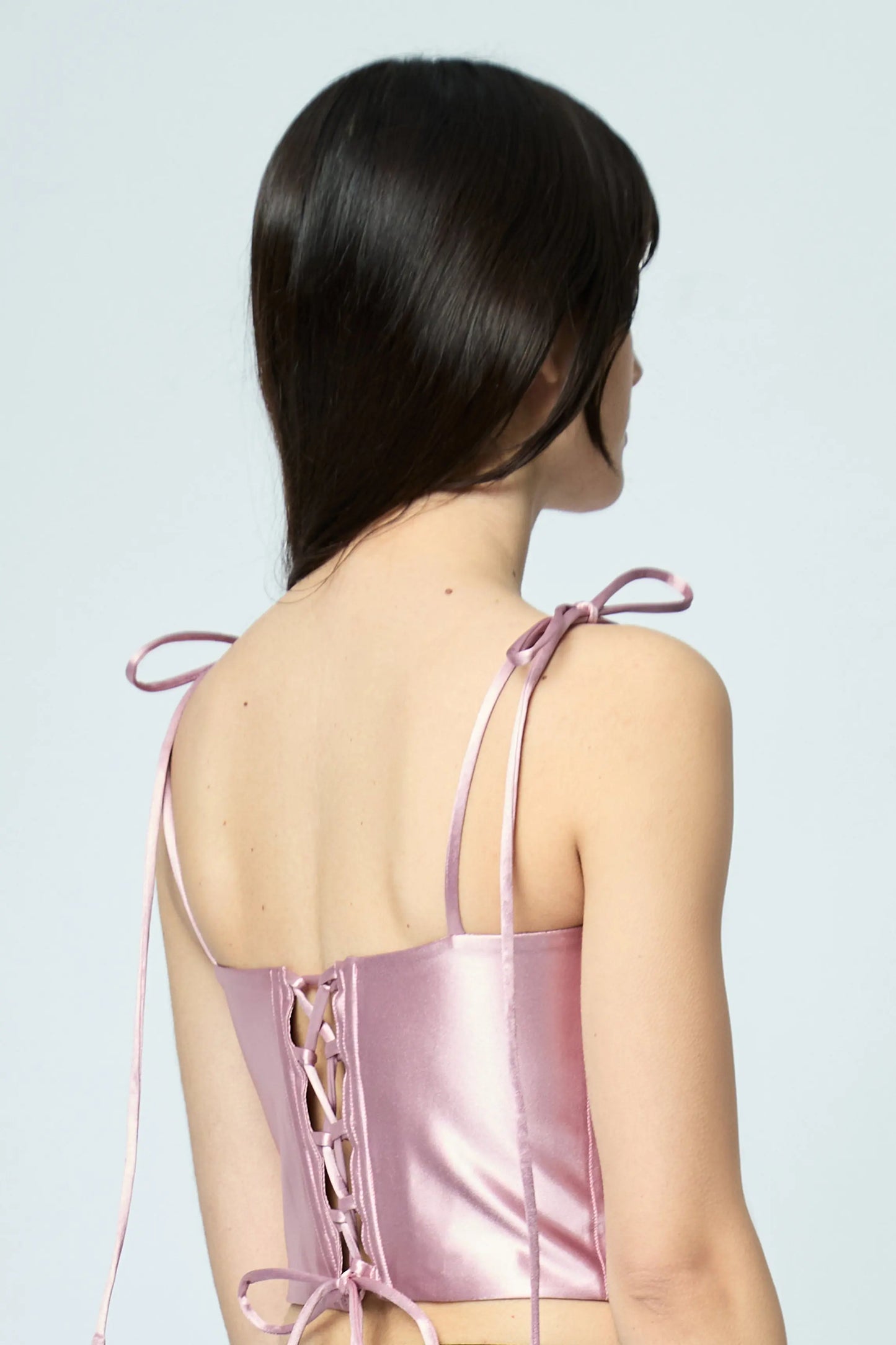 BUSTIER SATIN GOLD PINK - L'AVENTURE Argentina
