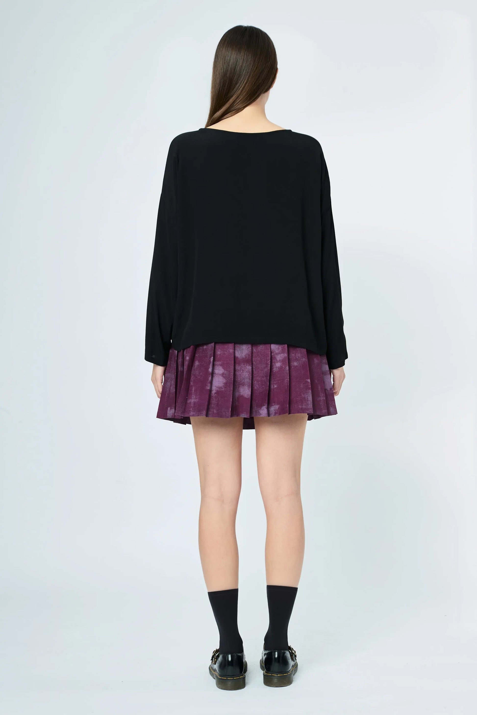 FALDA TABLEADA VIOLETA - L'AVENTURE Argentina