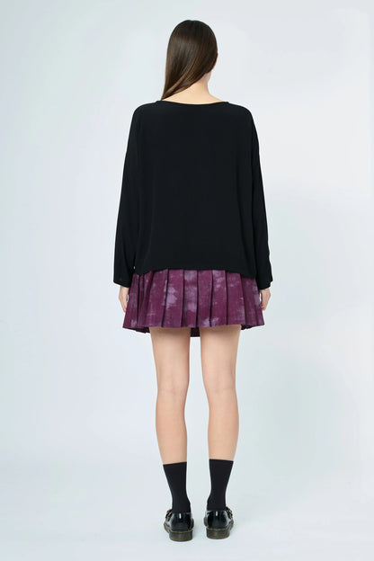 FALDA TABLEADA VIOLETA - L'AVENTURE Argentina