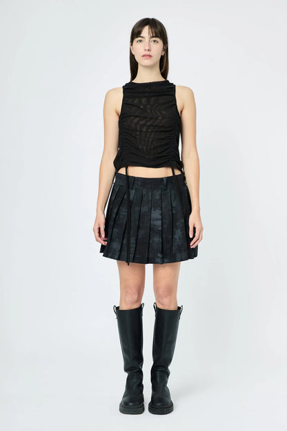 FALDA TABLEADA NEGRA - L'AVENTURE Argentina