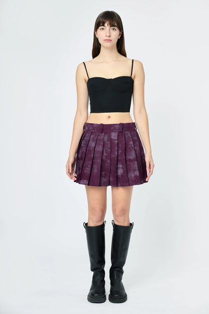 FALDA TABLEADA VIOLETA - L'AVENTURE Argentina