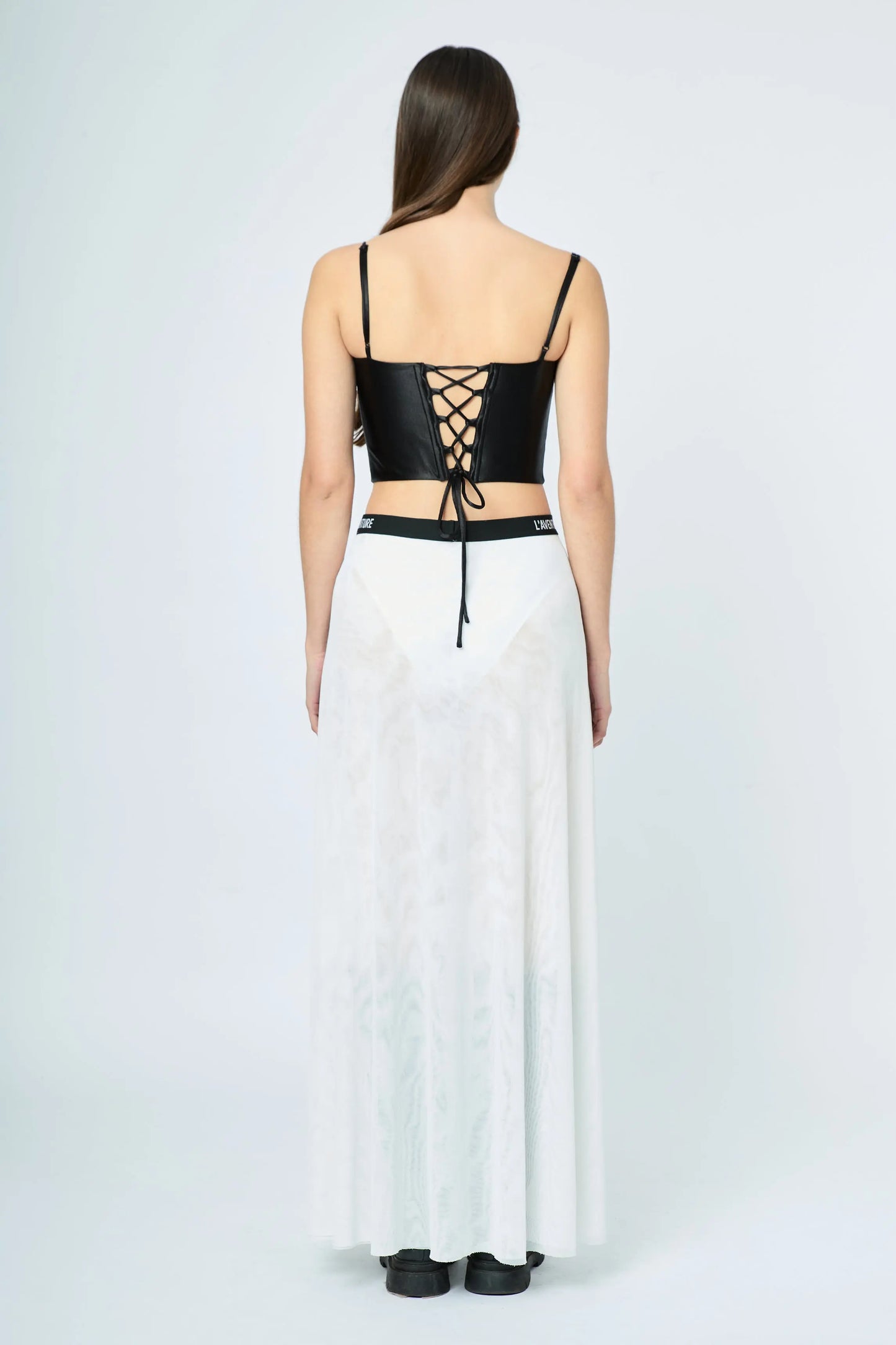 FALDA CUT-OUT BLANCO - L'AVENTURE Argentina