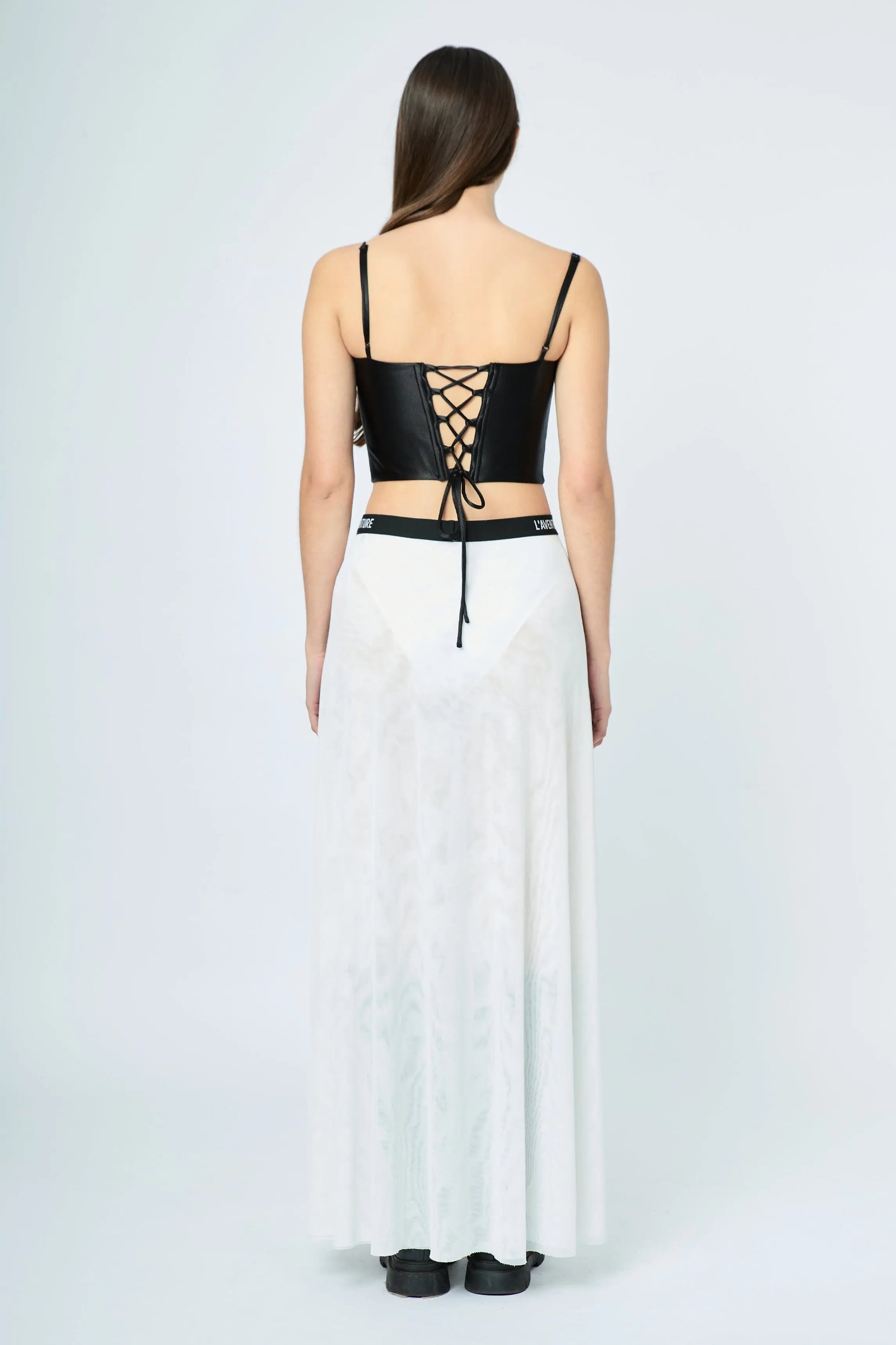 FALDA CUT-OUT BLANCO - L'AVENTURE Argentina