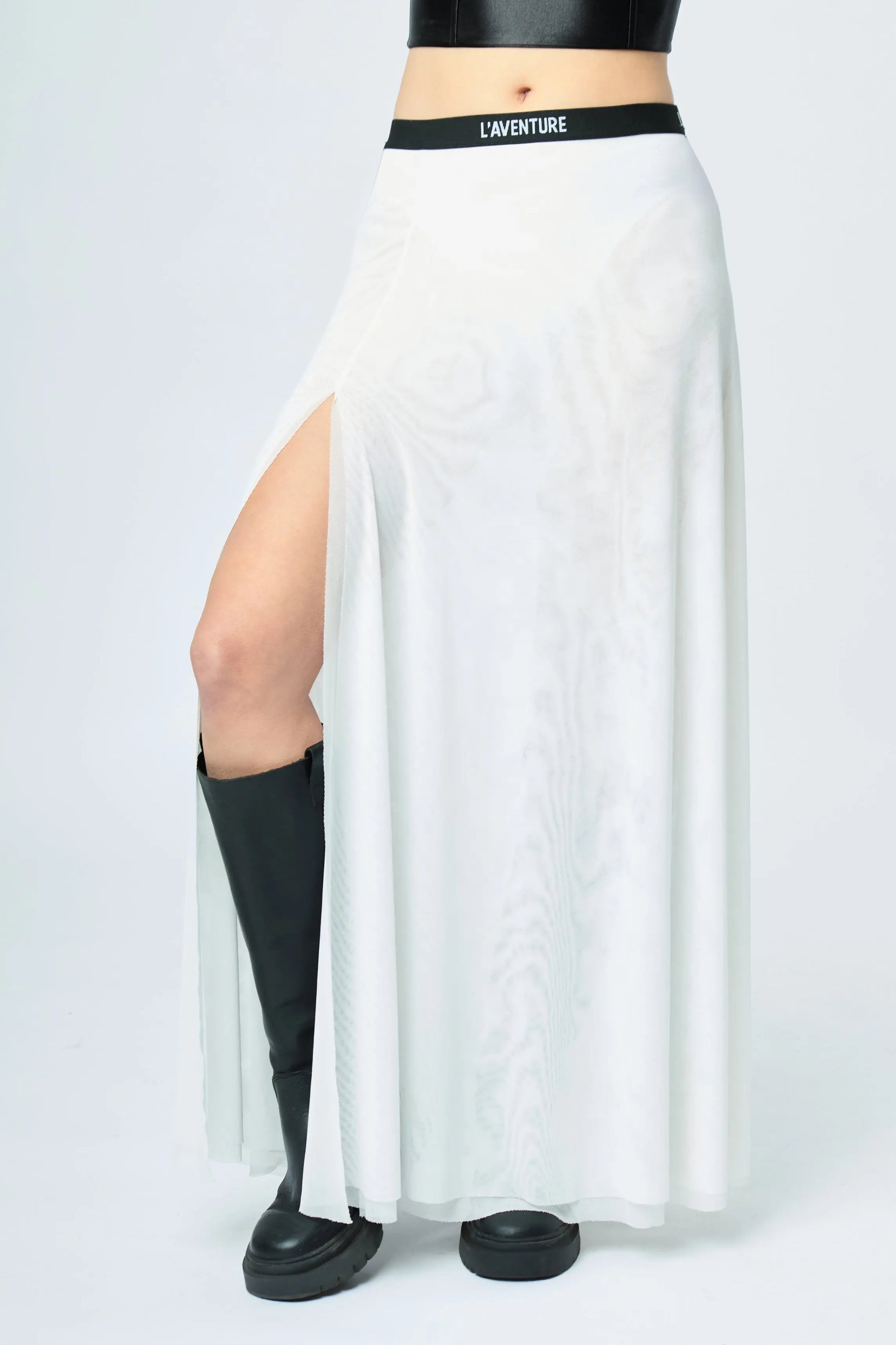 FALDA CUT-OUT BLANCO - L'AVENTURE Argentina