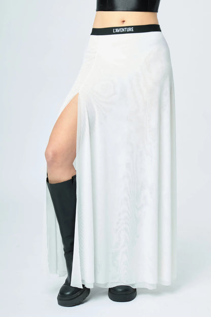 FALDA CUT-OUT BLANCO - L'AVENTURE Argentina