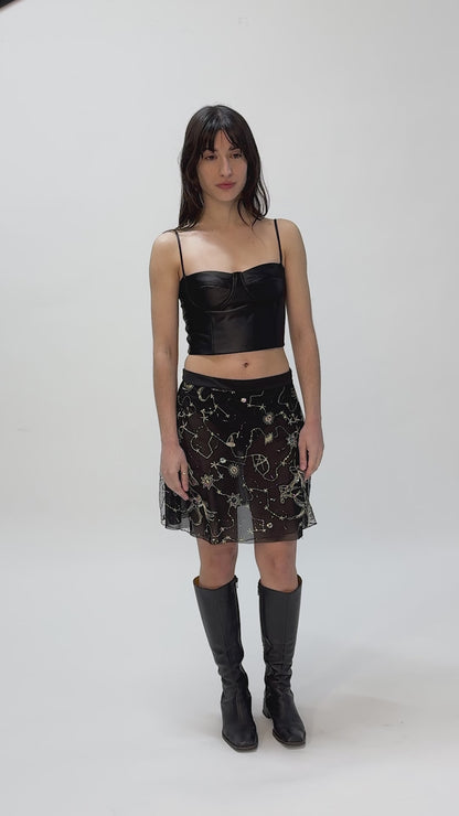 FALDA MINI BORDADA GALAXY - ÉDITION LIMITÉE